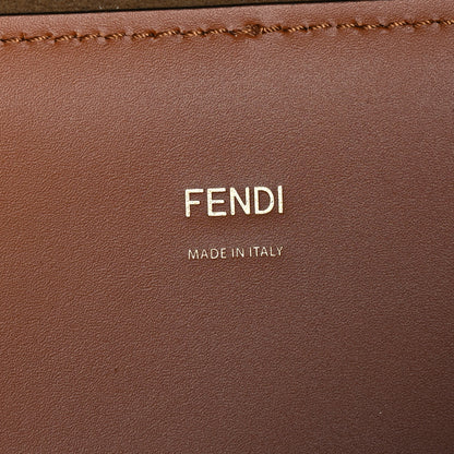 Fendi Vitello King Plexiglass Medium Fendi Sunshine Shopper Tote Cuoio 6 of 12