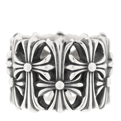 Chrome Hearts Sterling Silver Cemetery Cross Ring 59 8.75 3 of 5