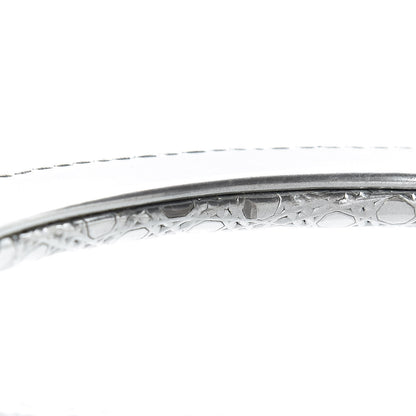 Christian Dior Metallic Patent Micro-Cannage Medium Lady Dior Silver 14 of 17