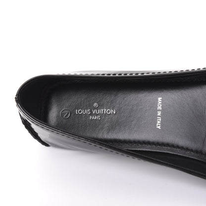 Louis Vuitton Patent Calfskin Oxford Ballerina Flats 38.5 Black 6 of 9