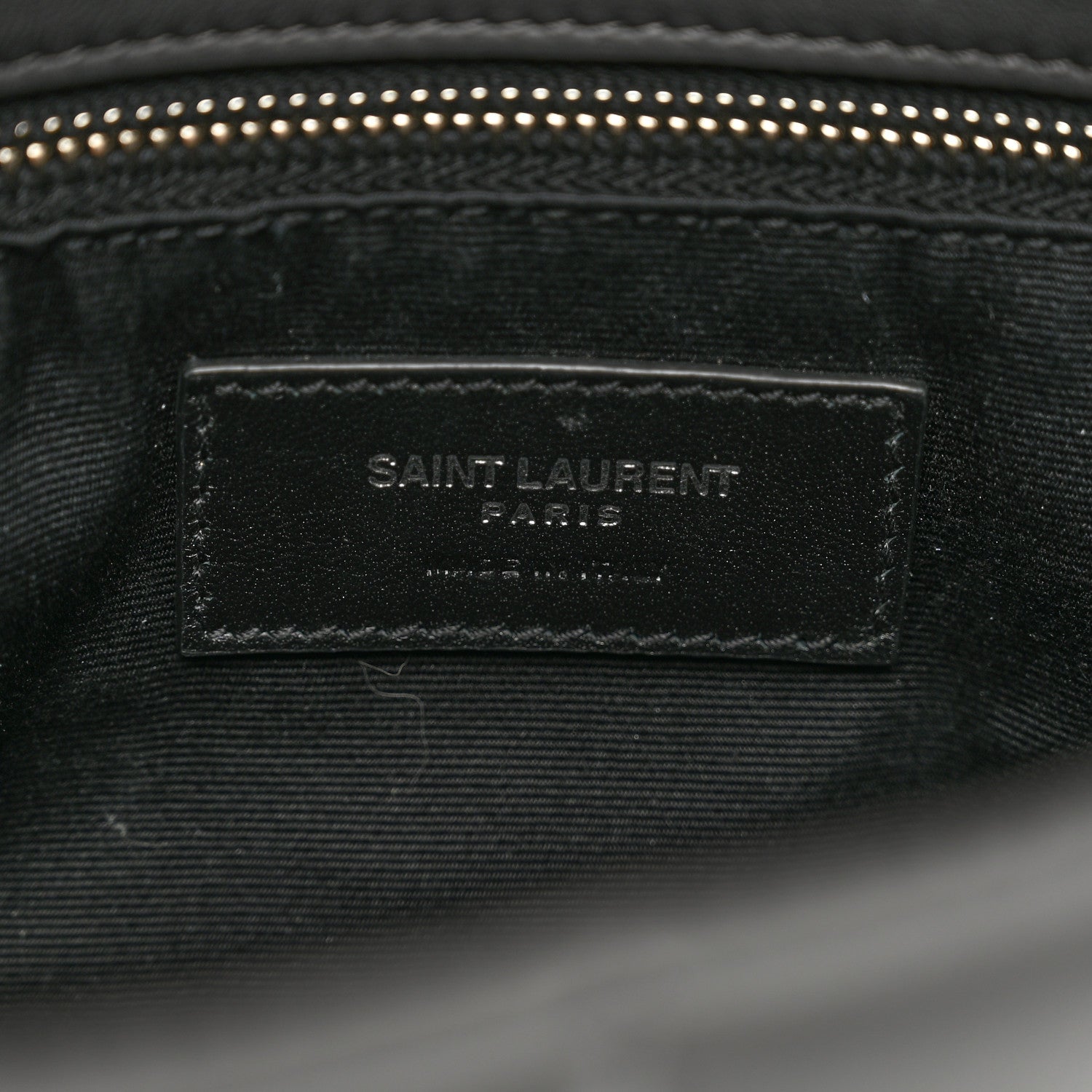 Saint Laurent Lambskin Quilted Toy Loulou Puffer Monogram Chain Satchel Storm 7 of 10