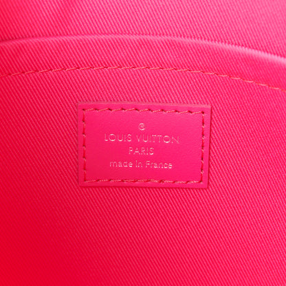 Louis Vuitton Monogram Macassar Pochette Voyage MM Fuchsia 6 of 7