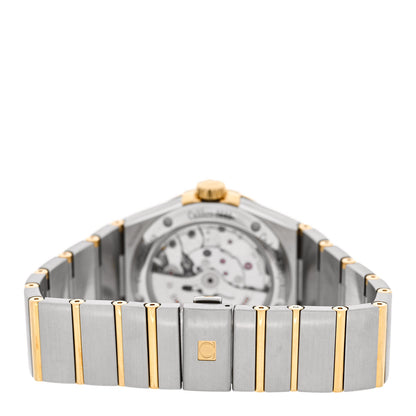 Omega Stainless Steel 18K Yellow Gold Diamond 38mm Constellation Co-Axial Chronometer Automatic Watch Champagne 123.20.38.21.58.001 3 of 4