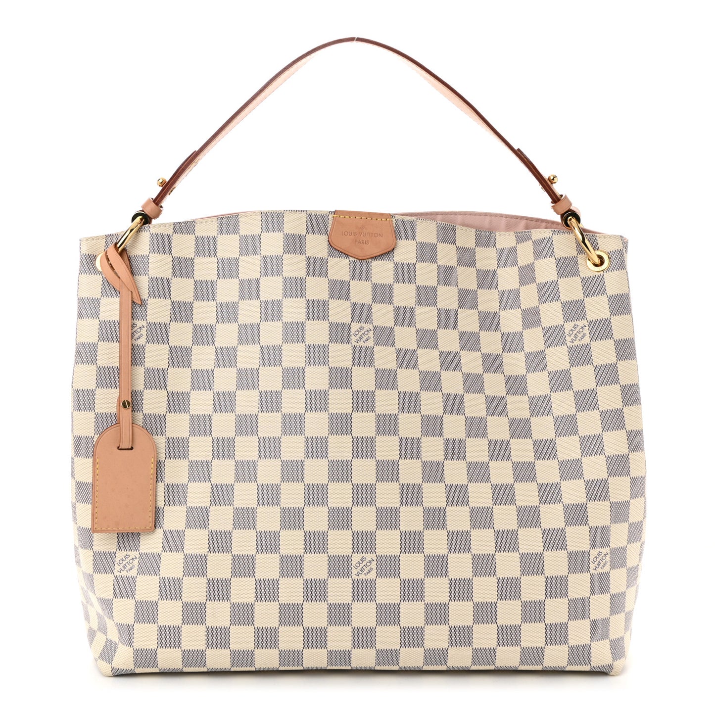 Damier Azur Graceful MM Rose Ballerine