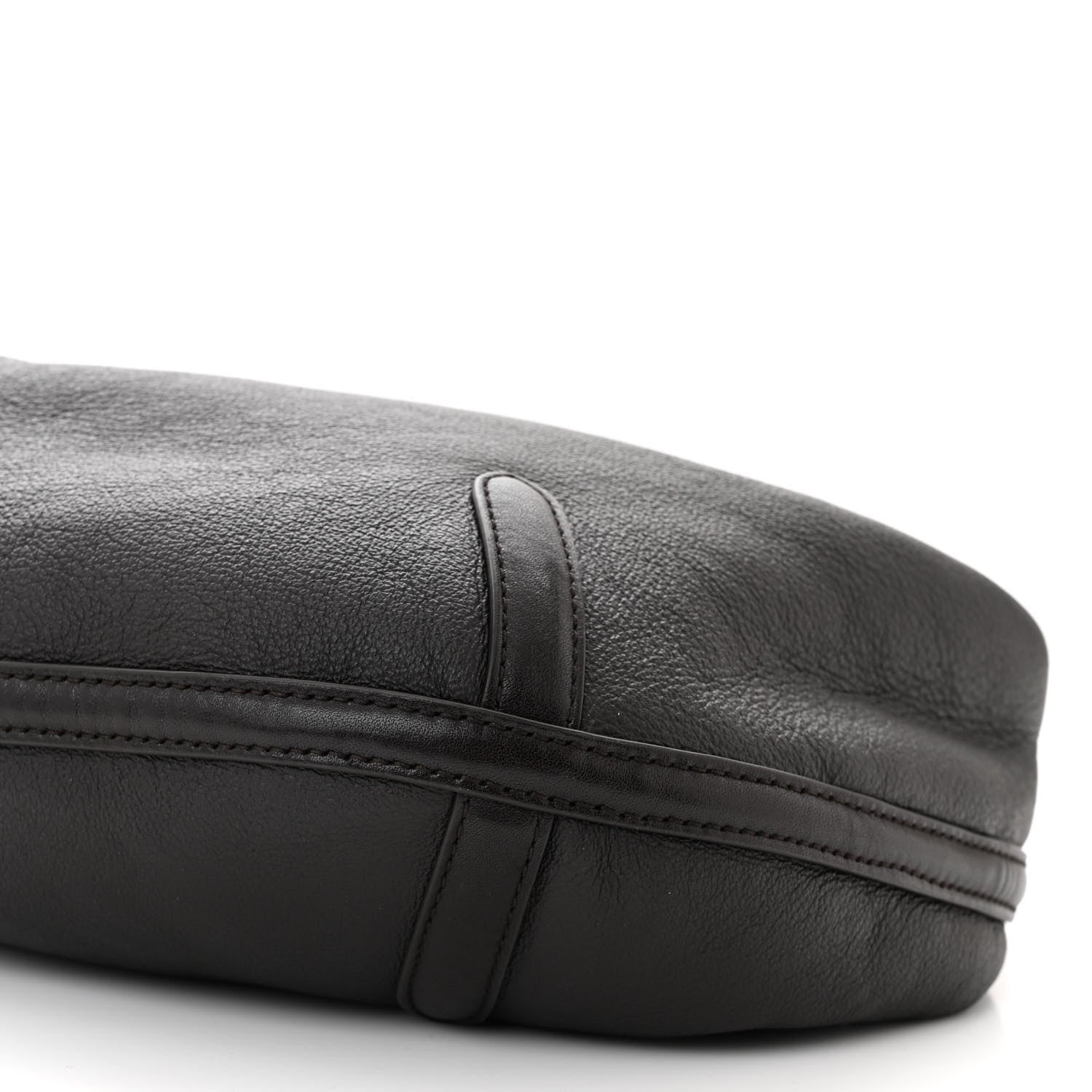 Bottega Veneta Calfskin Shearling Aviator Mini Jodie Dark Brown Fondant 10 of 10