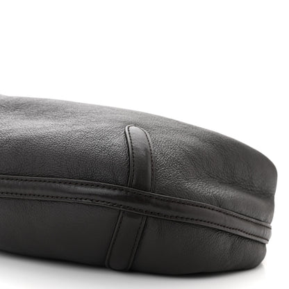 Bottega Veneta Calfskin Shearling Aviator Mini Jodie Dark Brown Fondant 10 of 10