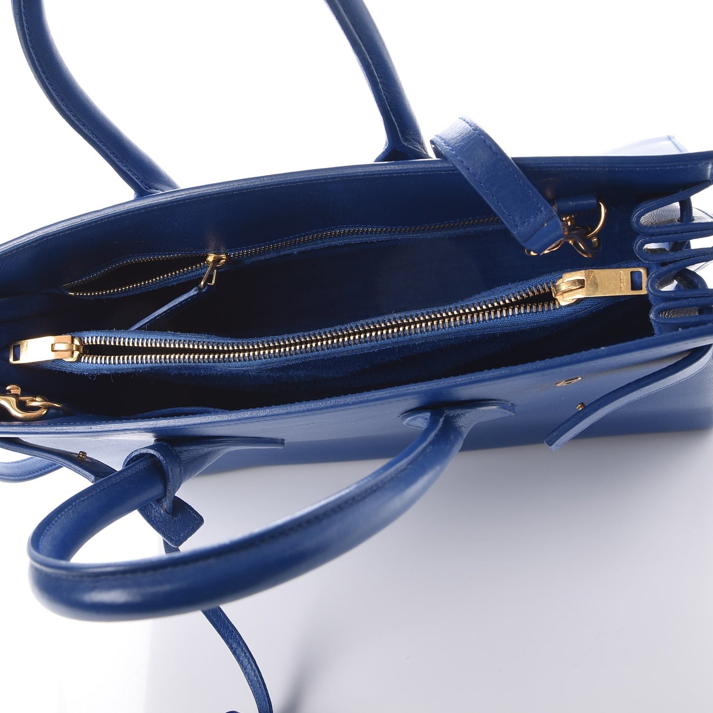 Calfskin Small Sac De Jour Blue Majorelle