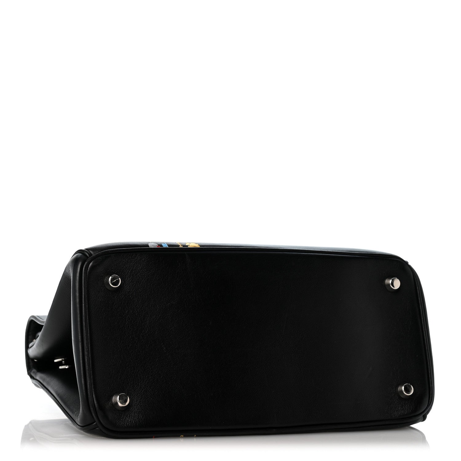 Christian Dior Smooth Calfskin Small Tri-Color Be Dior Flap Black Red Light Blue 4 of 14