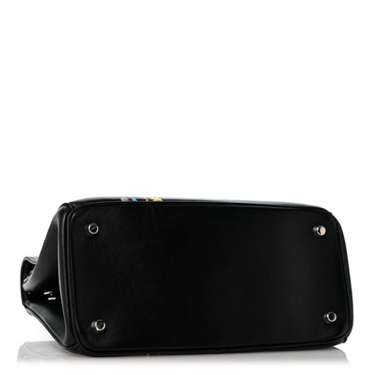 Christian Dior Smooth Calfskin Small Tri-Color Be Dior Flap Black Red Light Blue 4 of 14