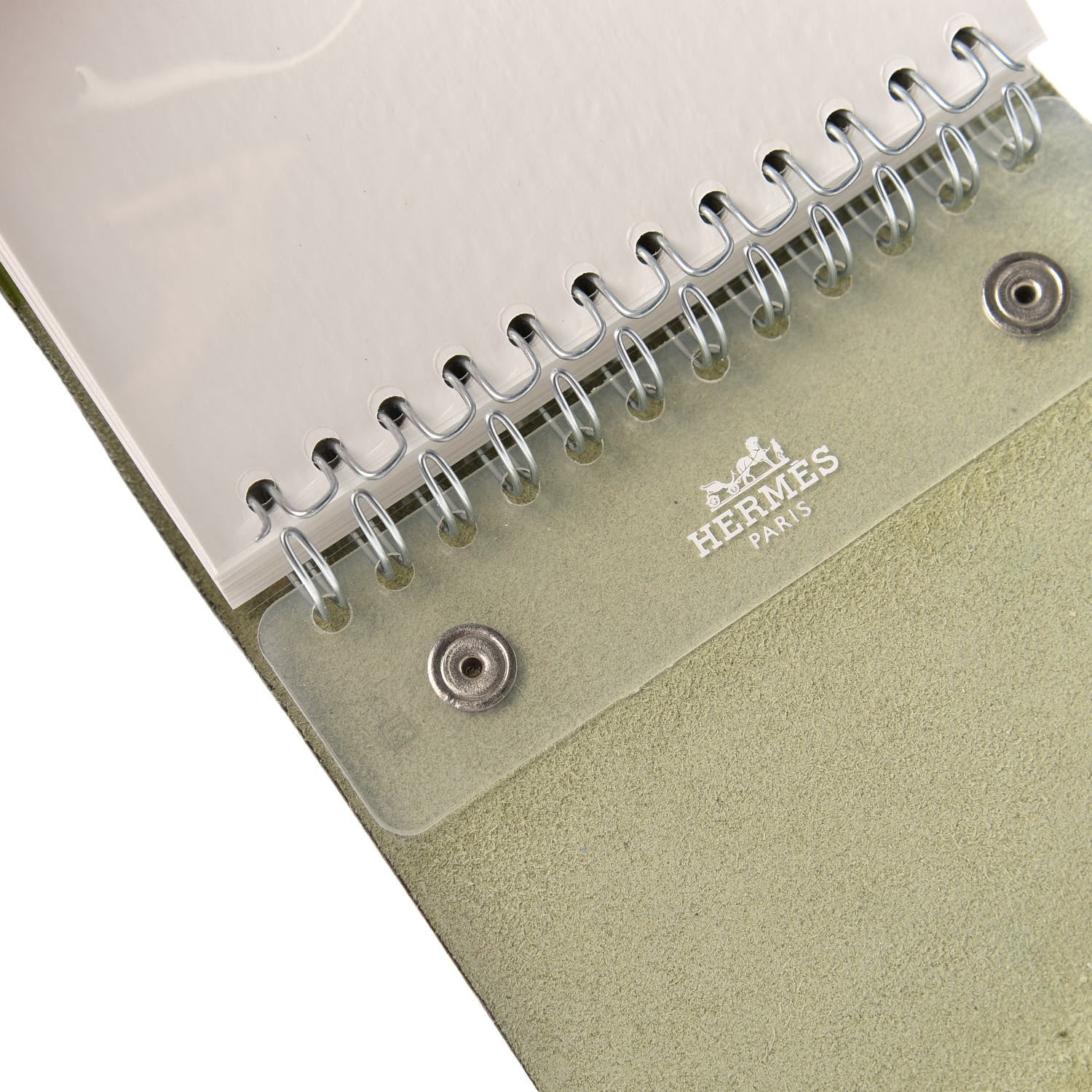 Hermes Togo Ulysse Mini Notebook Cover Vert Anis 7 of 8