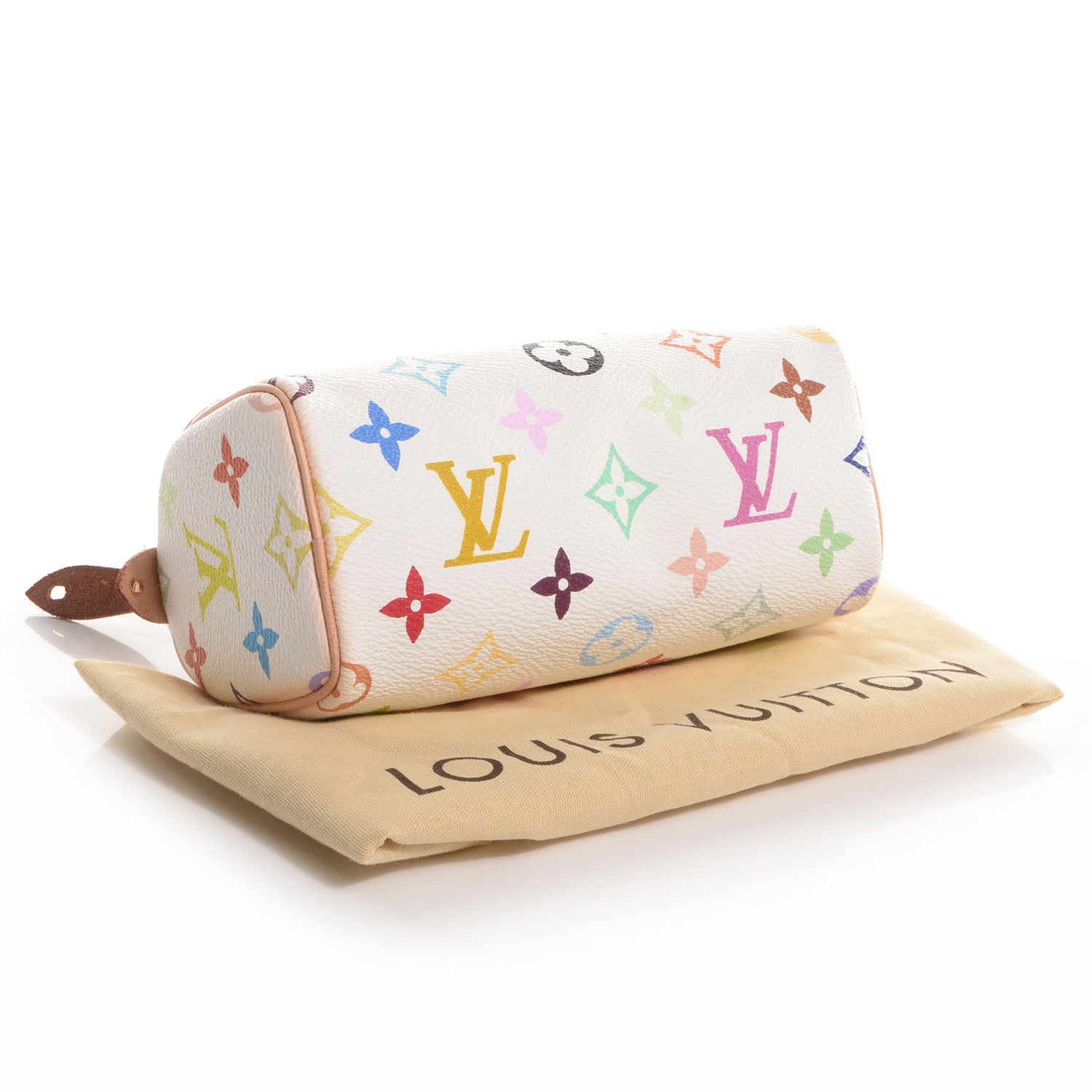 Louis Vuitton Monogram Multicolor Mini Sac HL Speedy White 4 of 7