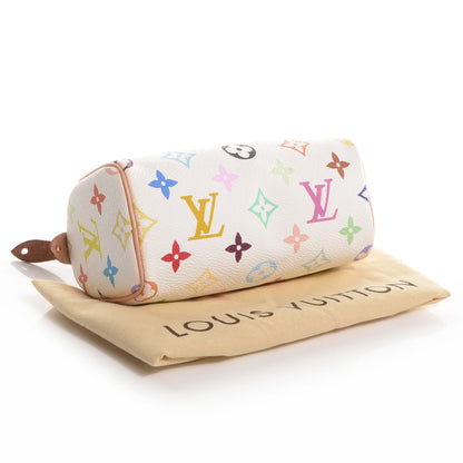 Louis Vuitton Monogram Multicolor Mini Sac HL Speedy White 4 of 7