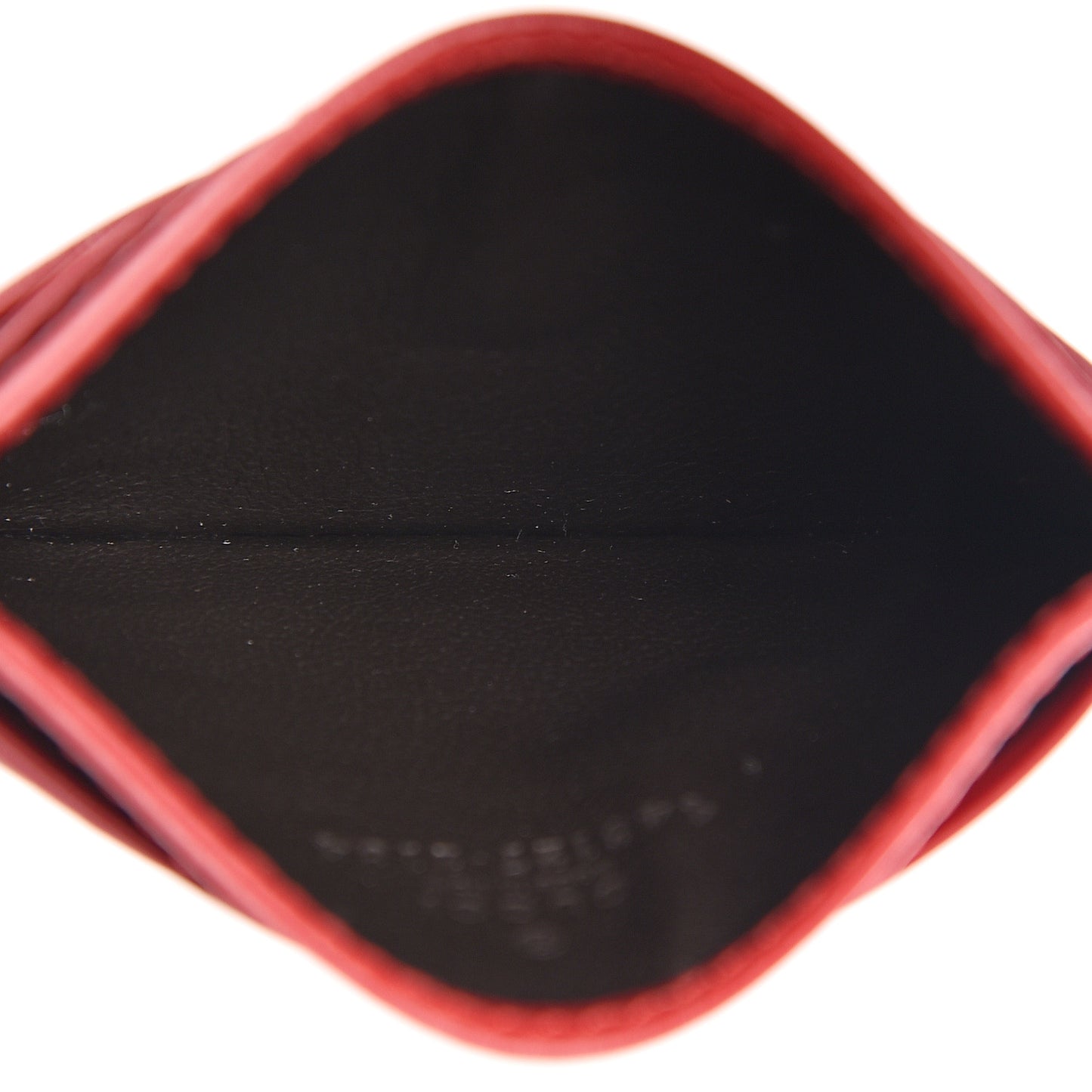 Calfskin Matelasse GG Marmont Card Holder Hibiscus Red