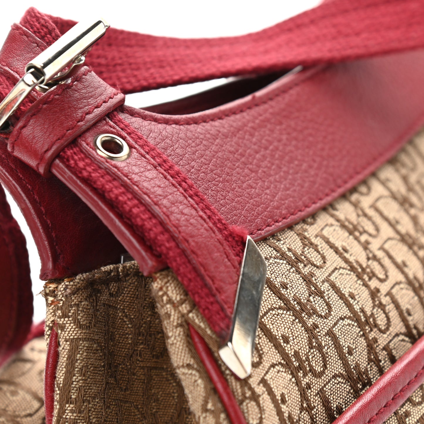 Monogram Tote Red