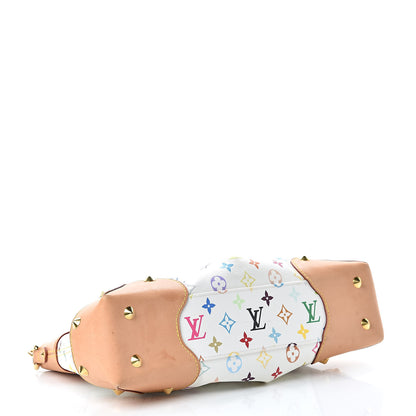 Louis Vuitton Monogram Multicolor Judy MM White 4 of 17