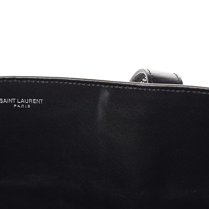 Saint Laurent Calfskin Suede Studded Reversible East West Shopping Tote Black 11 of 15
