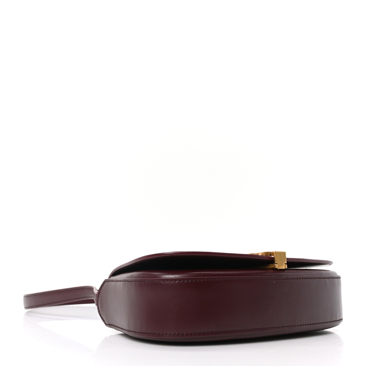 Box Calfskin Mini Voltaire Shoulder Bag Rouge Cabernet