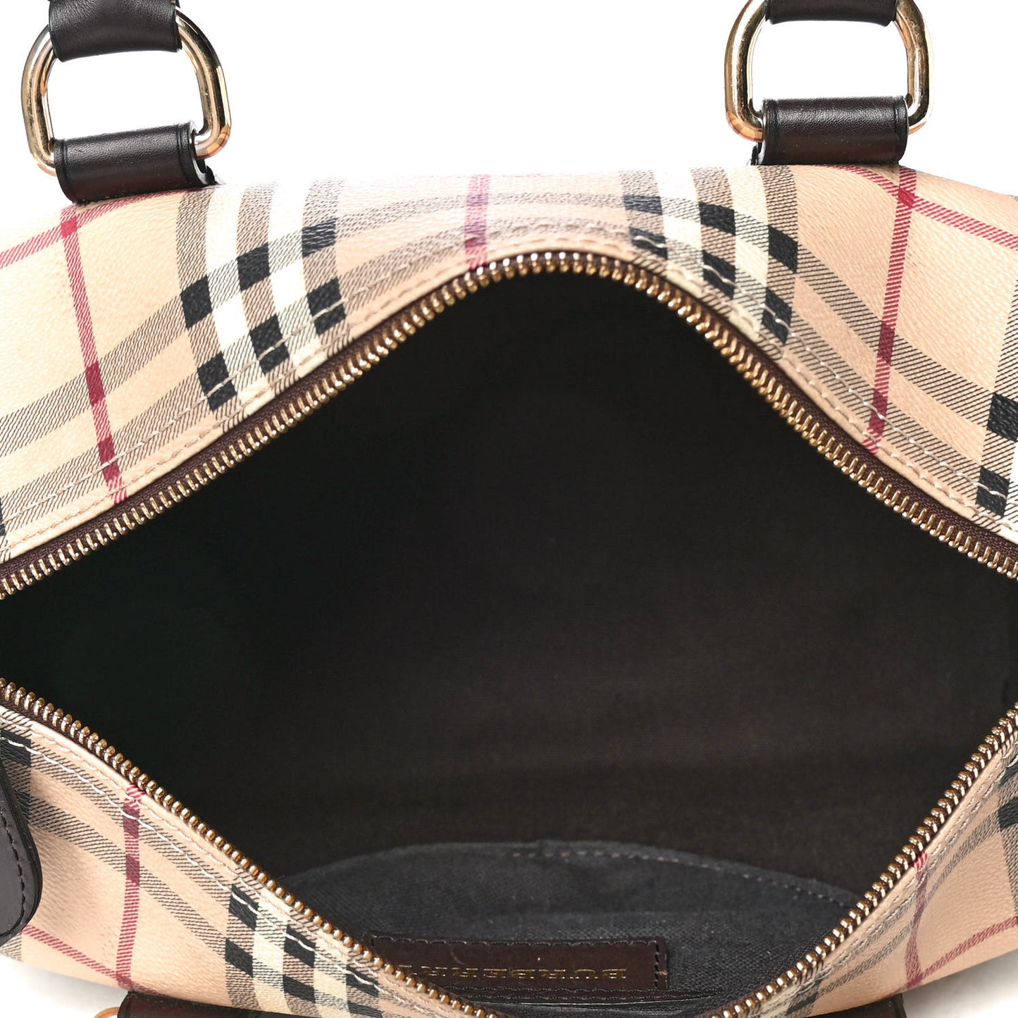 Haymarket Check Small Chester Bowling Bag Chocolate