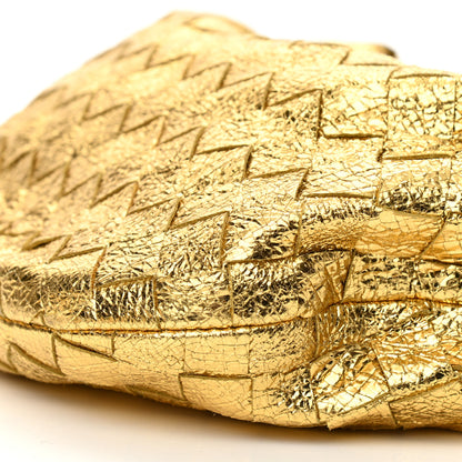 Bottega Veneta Metallic Nappa Intrecciato Mini Jodie Gold 9 of 9