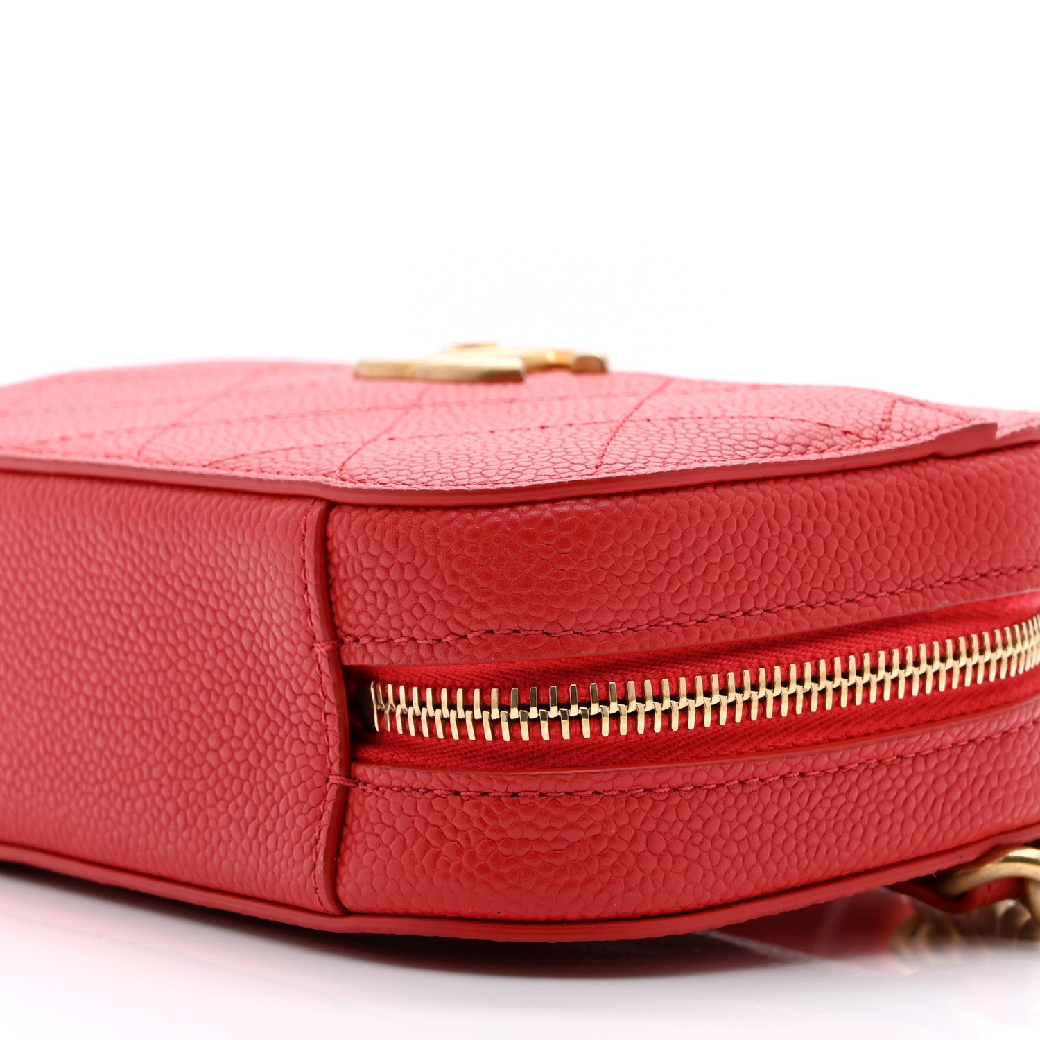 Chanel Caviar Quilted Waist Bag Red 10 of 10