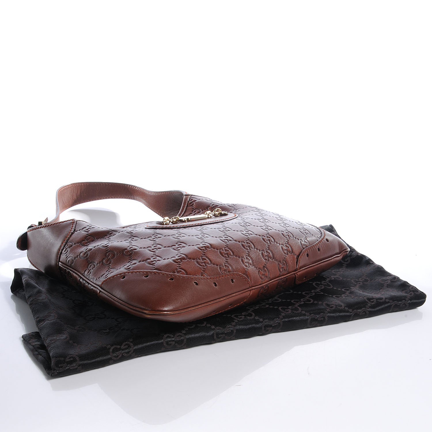 Gucci Guccissima Punch Hobo Brown 4 of 7