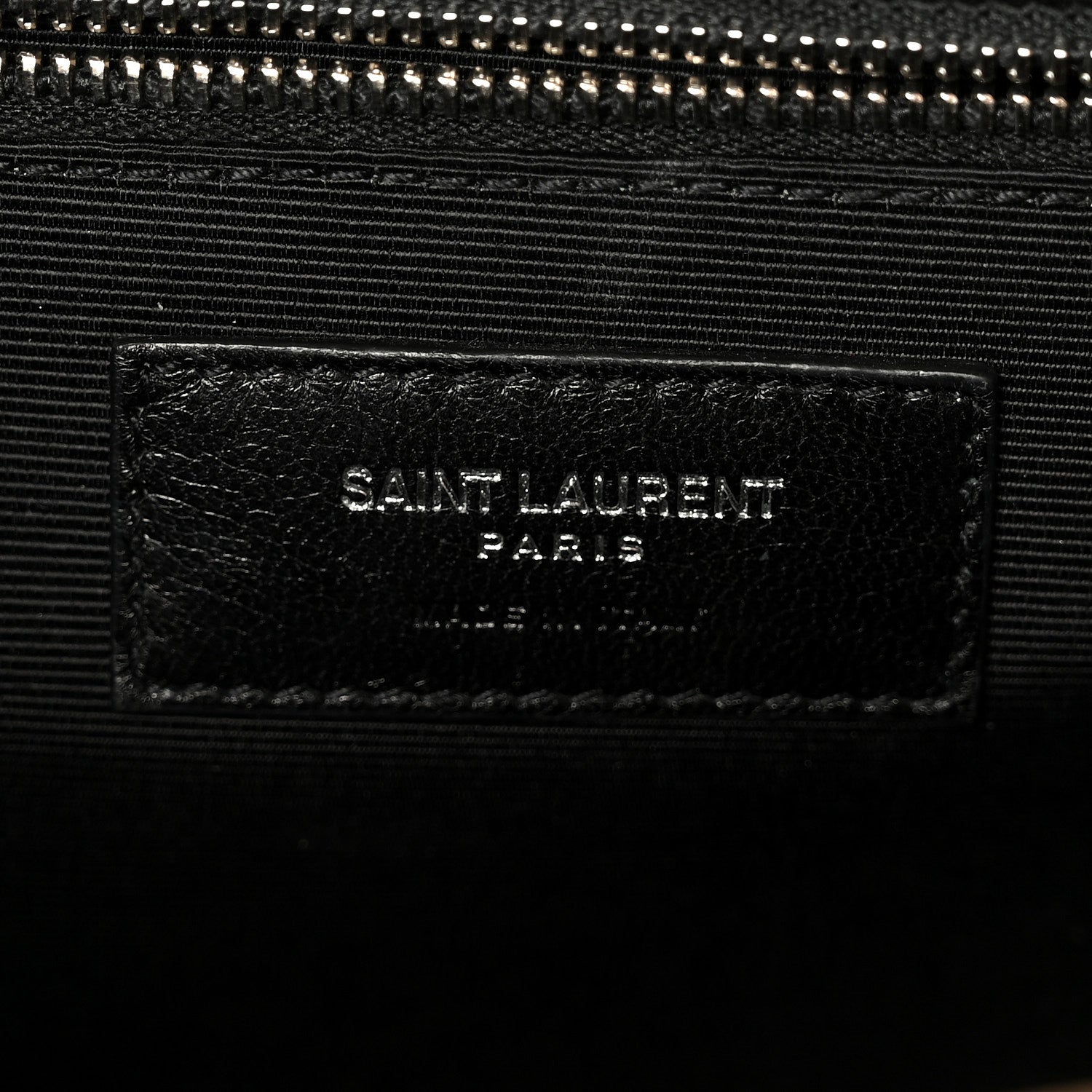 Saint Laurent Grain De Poudre Large Tri-Quilt Monogram Satchel Dark Beige 6 of 11