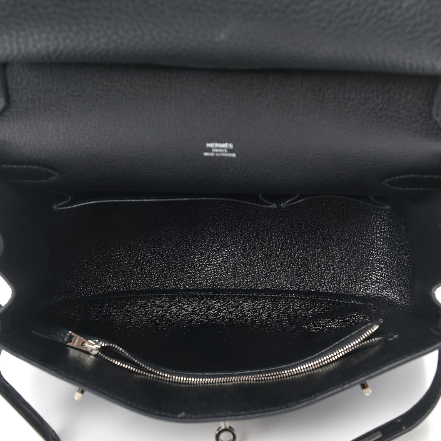 Hermes Taurillon Clemence Jypsiere 28 Black 5 of 9