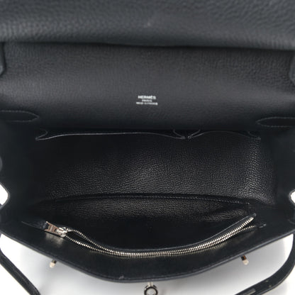 Hermes Taurillon Clemence Jypsiere 28 Black 5 of 9