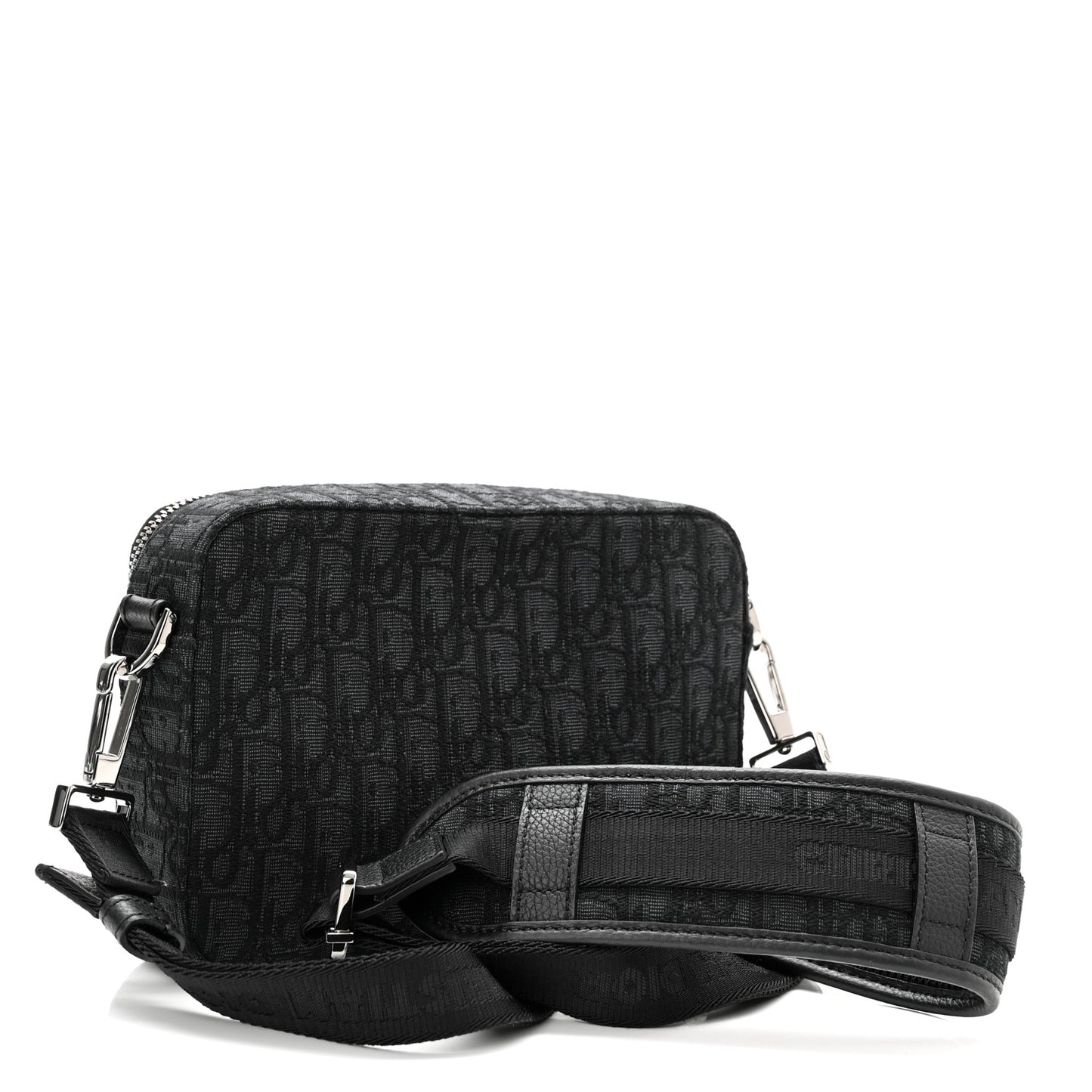 HOMME Oblique Safari Messenger Black