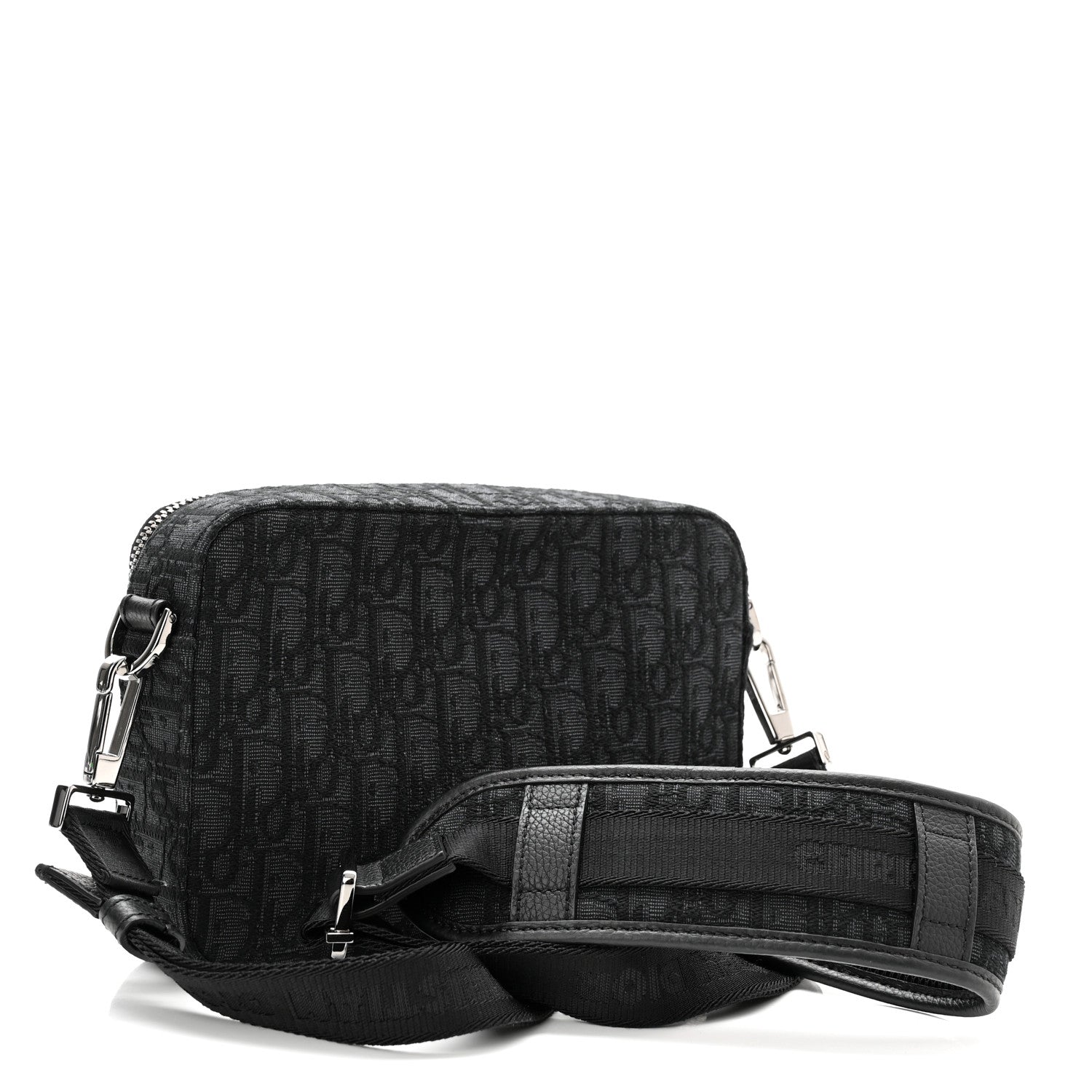 Christian Dior HOMME Oblique Safari Messenger Black 3 of 9