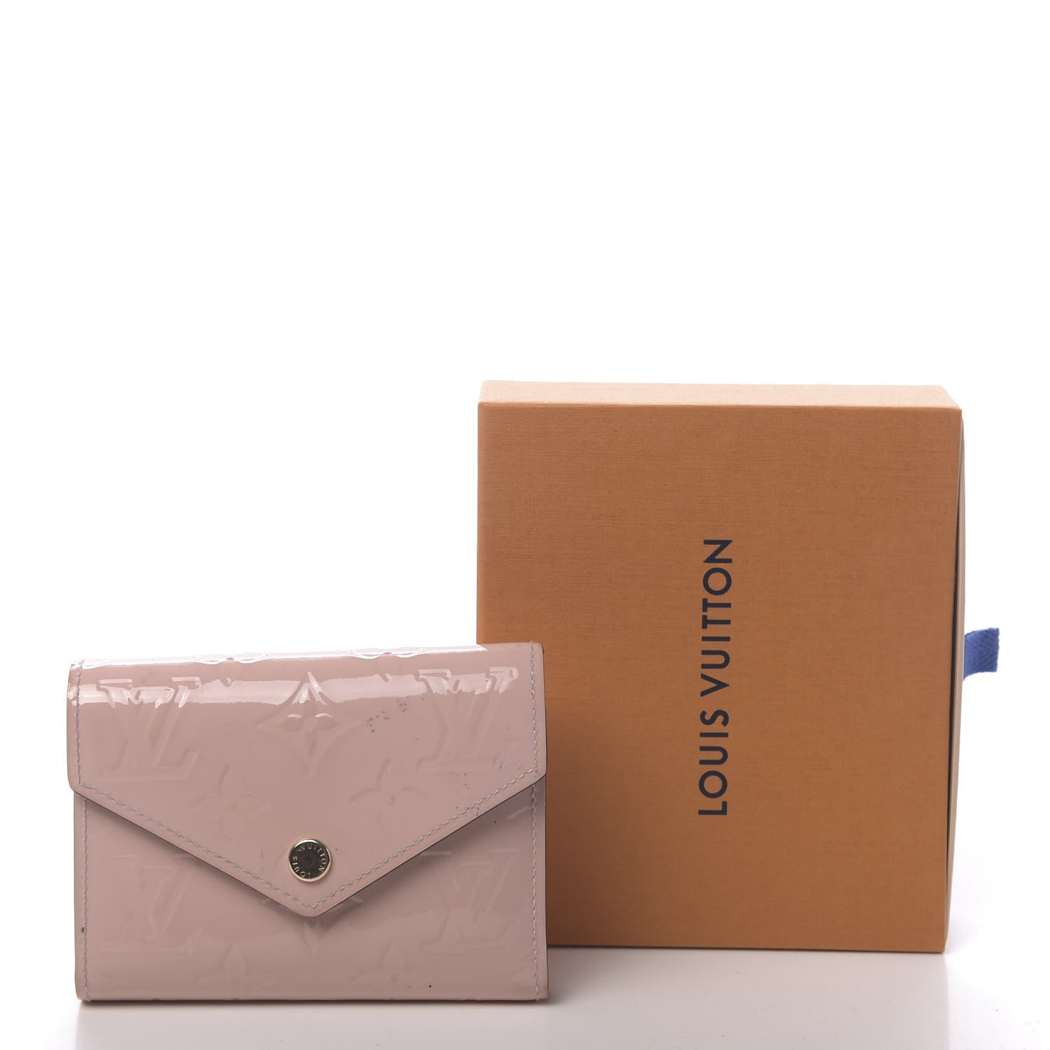 Louis Vuitton Vernis Victorine Wallet Rose Ballerine 16 of 16