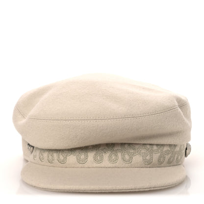 Hermes Wool Flannel Cabourg En Finesse Cap 58 3 of 10