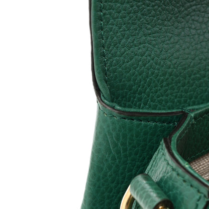 Gucci Dollar Calfskin Interlocking G Crossbody Bag Emerald 12 of 18