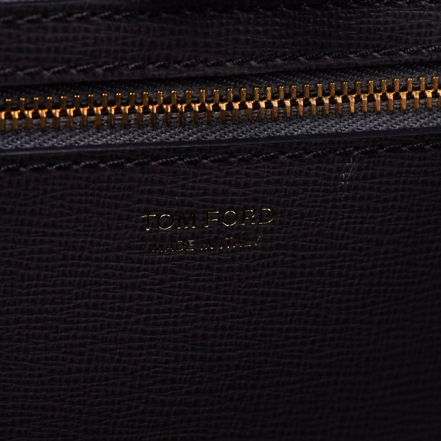 Tom Ford Grained Calfskin Small T Tote Grey 6 of 12