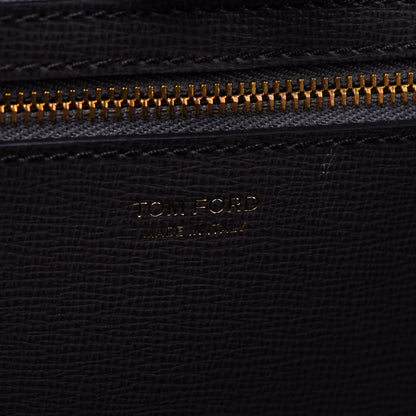 Tom Ford Grained Calfskin Small T Tote Grey 6 of 12