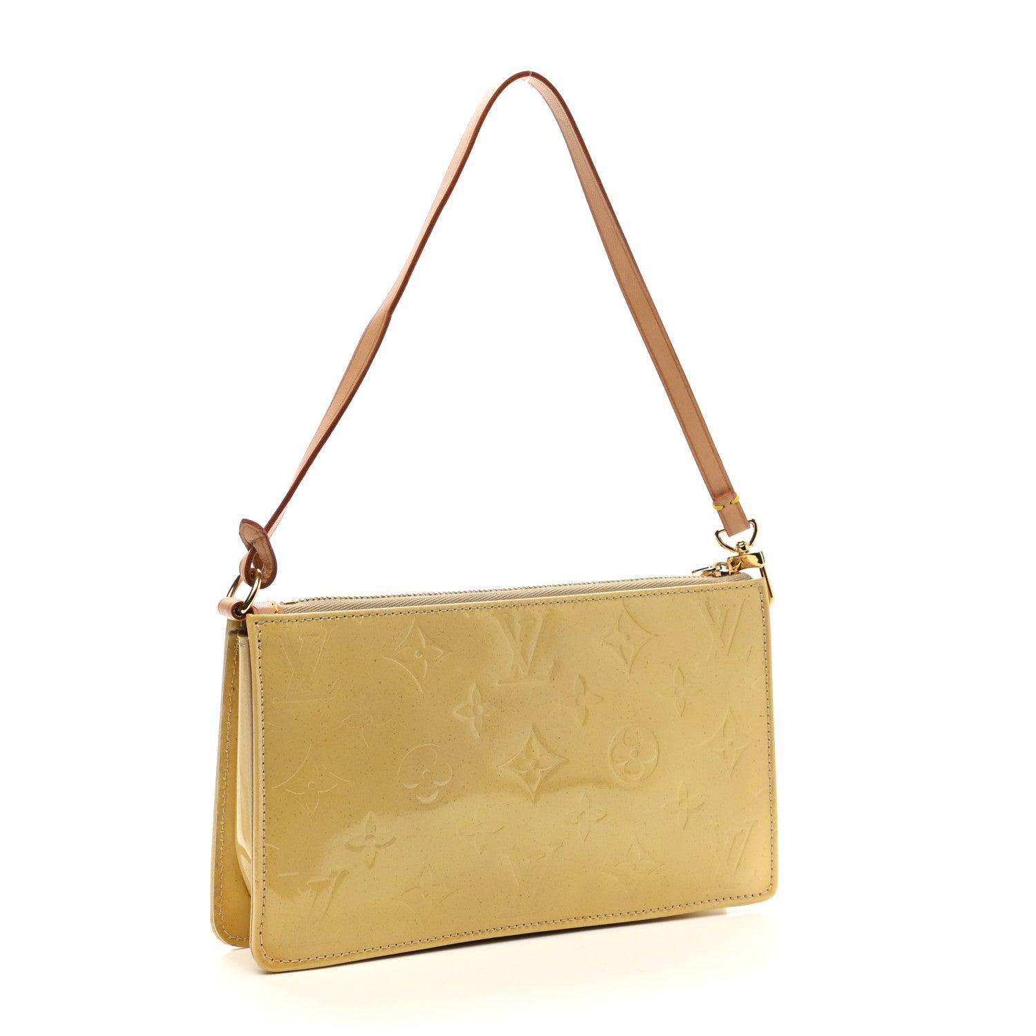 Louis Vuitton Vernis Lexington Pochette Yellow 3 of 9