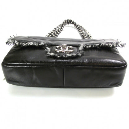 Chanel Lambskin Tweedy Flap Black 4 of 11