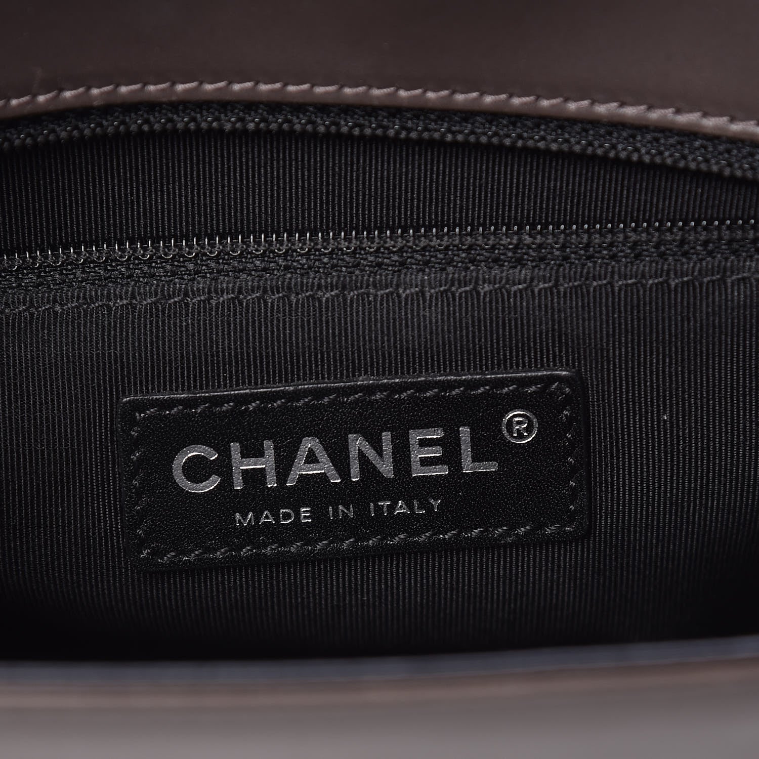 Chanel Glazed Calfskin Medium Boy Flap Grey 6 of 11