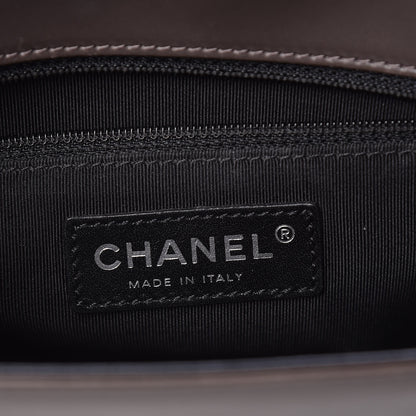Chanel Glazed Calfskin Medium Boy Flap Grey 6 of 11