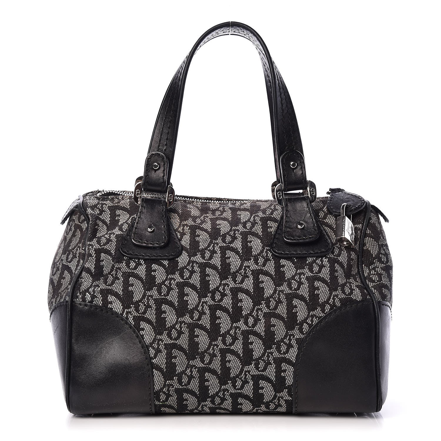 Christian Dior Monogram Boston Black 1 of 21