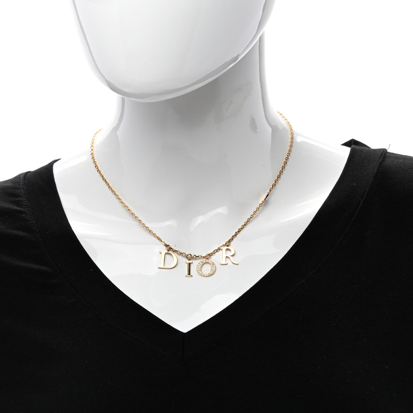 Crystal Dio(r)evolution Necklace Gold