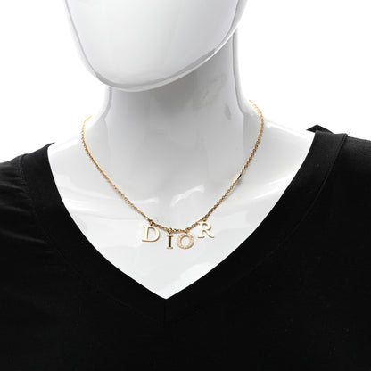 Christian Dior Crystal Dio(r)evolution Necklace Gold 2 of 4