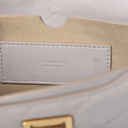 Givenchy Goatskin Quilted GV3 Mini Pocket Convertible Bag Natural 8 of 10