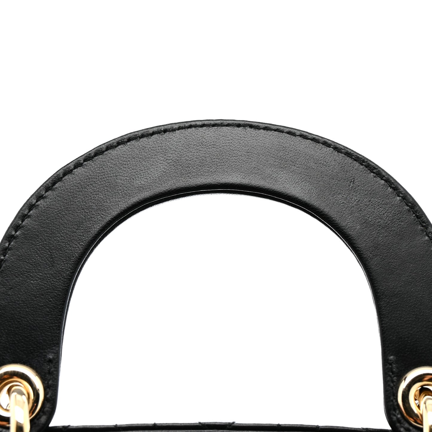 Lambskin Cannage Mini Lady Dior Black