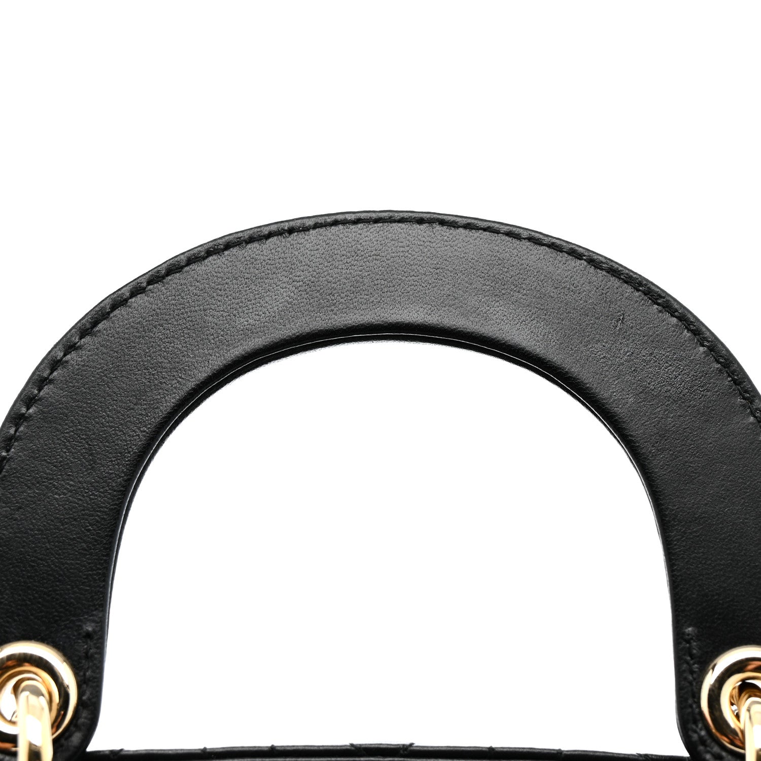 Christian Dior Lambskin Cannage Mini Lady Dior Black 13 of 13
