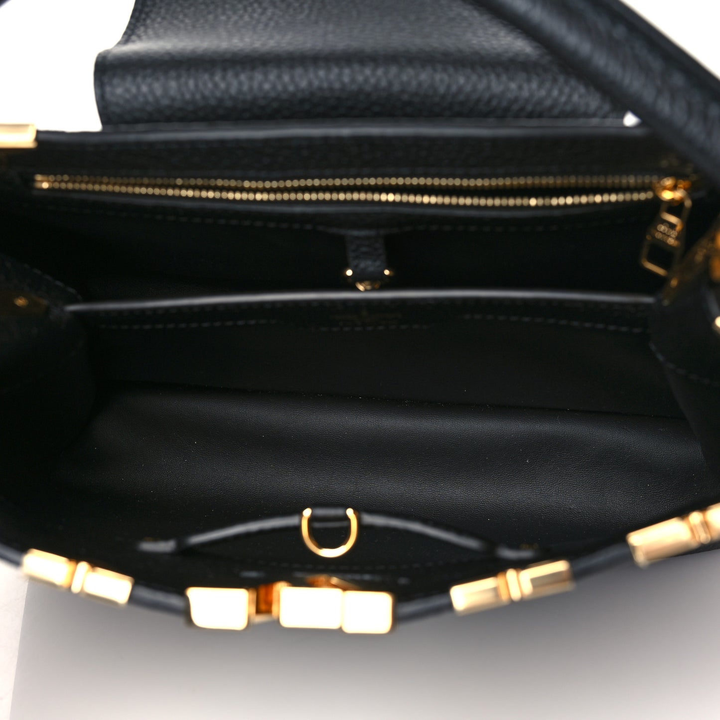 Taurillon Embellished Flower Crown Capucines PM Black