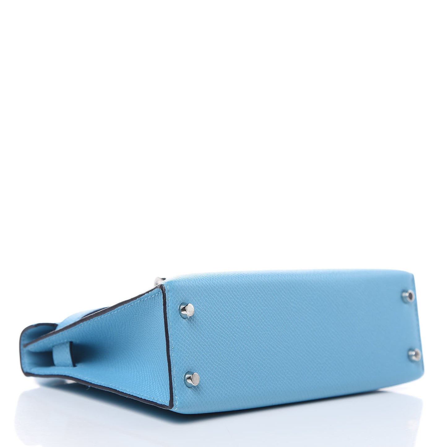 Epsom Mini Kelly Sellier 20 Bleu Du Nord