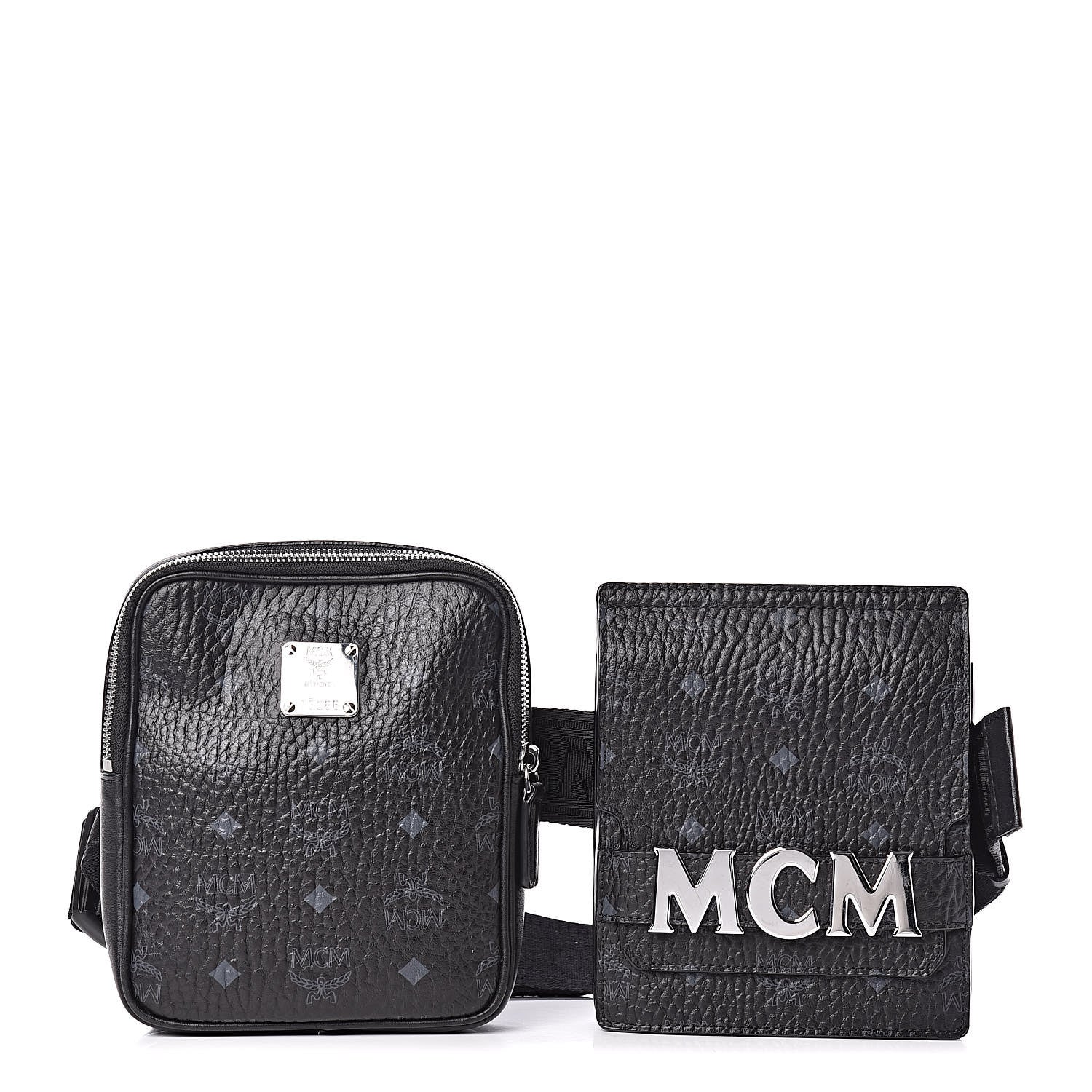 MCM Visetos Modular Stark Belt Bag Black 1 of 13