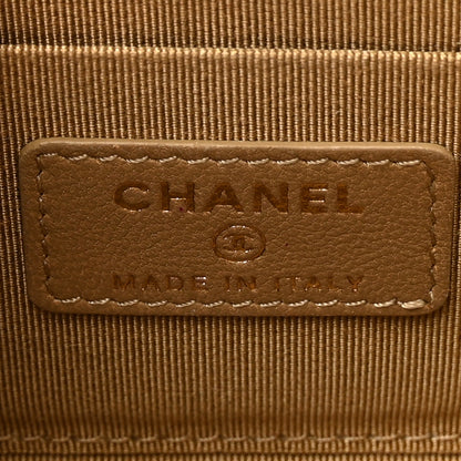 Chanel Goatskin Chic Pearls Clutch On Chain White 6 of 10