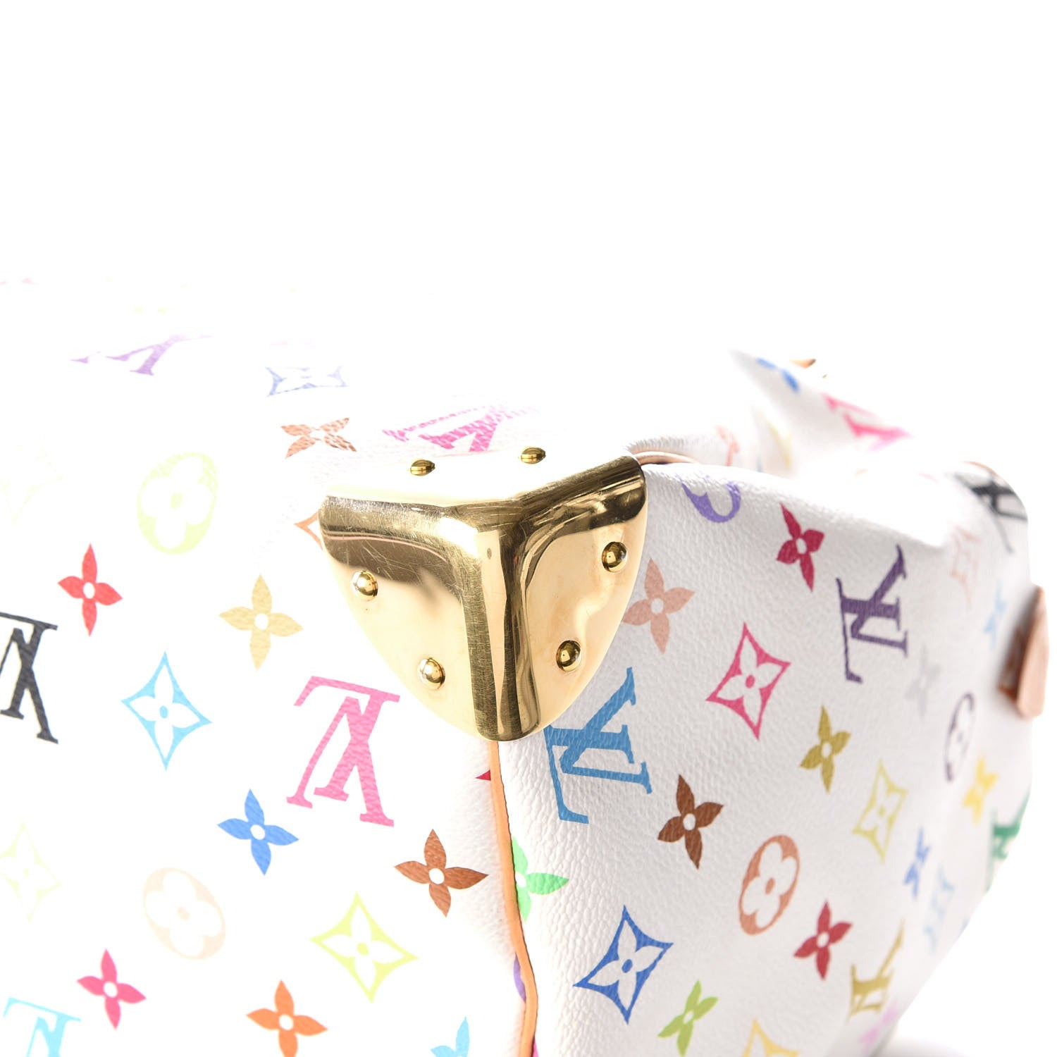 Louis Vuitton Monogram Multicolor Speedy 30 White 8 of 14